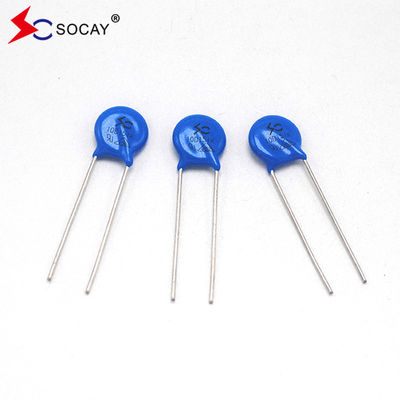 10D Series Metal Oxide Varistor 10D820K / 10D820KJ Ф10mm 135VC ปริมาณกําลัง 0.4W