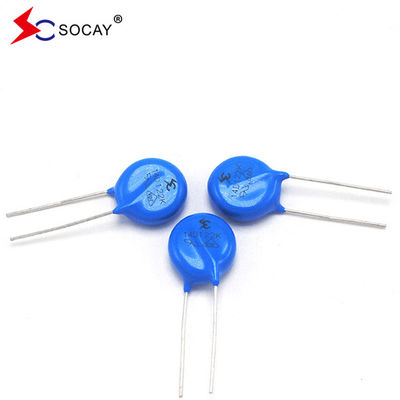 Ф14mm Metal Oxide Varistor 14D820K / 14D820KJ สําหรับการใช้งานความแรงดันแบบตรงต่ํา