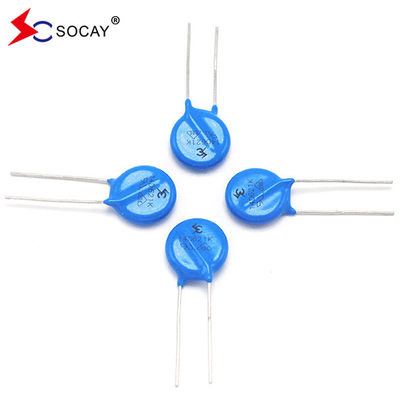 Ф14mm Metal Oxide Varistor 14D820K / 14D820KJ สําหรับการใช้งานความแรงดันแบบตรงต่ํา