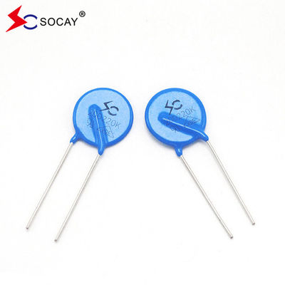 Ф20mm Metal Oxide Varistor 20D101K / 20D101KJ ความกระชับกําลังในการทํางานกว้าง V1mA 18V - 1800V