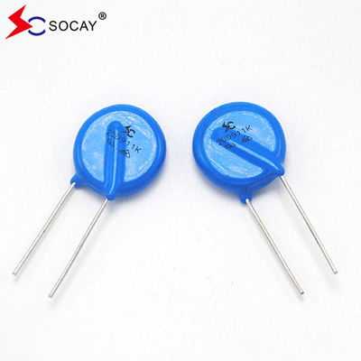 Ф20mm Metal Oxide Varistor 20D101K / 20D101KJ ความกระชับกําลังในการทํางานกว้าง V1mA 18V - 1800V