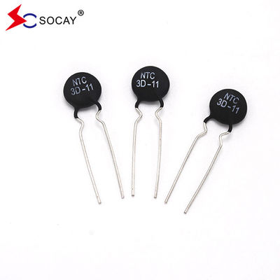 Ф11mm NTC Thermistor MF72-SCN8D-11 NTC 3D-11 สําหรับ LED Driver Circuit มอเตอร์ไฟฟ้า