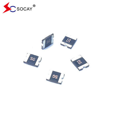 PPTC SMD เฟยส์ที่สามารถตั้งค่าใหม่ได้ ปัจจุบัน 0.5A ความดันปริมาณ 16Vmax 0.6W พลังงานเฉพาะ