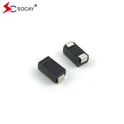 SMA Package ซิลิคอนเซนเนอร์ไดโอเดส 1SMA4728A 1W 3.3V อนุมัติเซนเนอร์กระแส 285mA