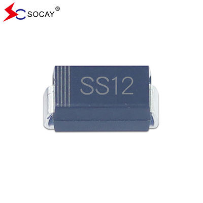 20 วอลต์ ความดันสับสนสูงสุดซ้ําซ้ํา SS12A Schottky Barrier Diode SMA Package