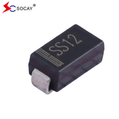 20 วอลต์ ความดันสับสนสูงสุดซ้ําซ้ํา SS12A Schottky Barrier Diode SMA Package
