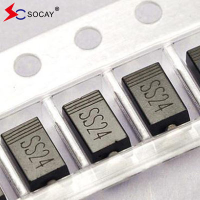 SMA Package Schottky Rectifier SS24A โดดป้องกัน Schottky VRRM 40V 2A DO-214AC