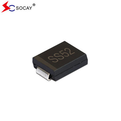 เครื่องปรับผิวที่ติดตั้ง Schottky Barrier SS52C ~ SS520C 20VRRM DO-214AB แพ็คเกจ