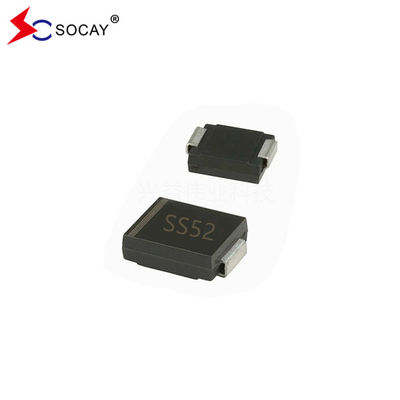 เครื่องปรับผิวที่ติดตั้ง Schottky Barrier SS52C ~ SS520C 20VRRM DO-214AB แพ็คเกจ