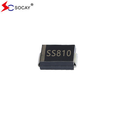 100VRRM พื้นผิว Mount Schottky Barrier Diode SS810C 70VRMS พัสดุ SMC ความดัน