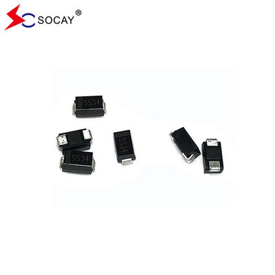 30V 3A 100A 500pF Schottky Barrier Diode SS33A ใน DO-214AC ((SMA) แพ็คเกจ